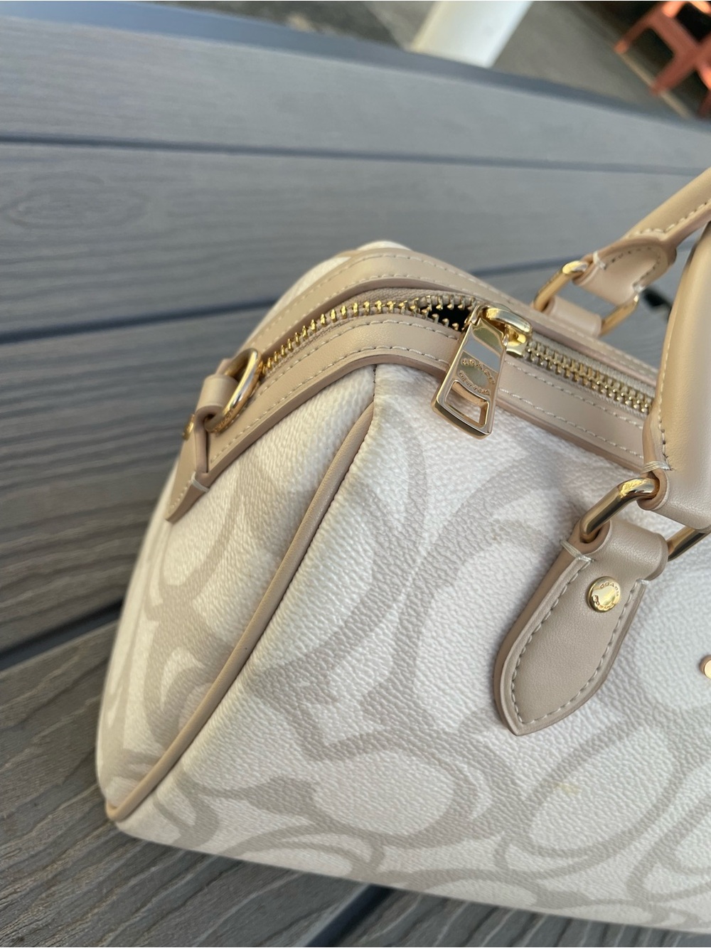 Coach Medium Signature Sketch Ivory Rowen - Picture 6 of 9